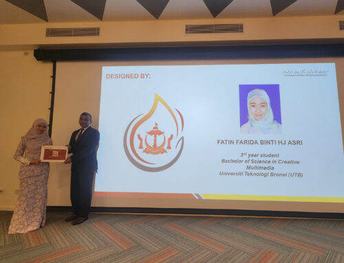Petroleum Authority of Brunei Darussalam (PA) has officially launched its new corporate logo, designed by Fatin Farida binti Hj Asri, a third-year Creative Multimedia student at Universiti Teknologi Brunei (UTB)
